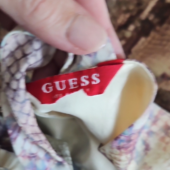 Guess Multicolor Snakeskin Halter Dress - Picture 6 of 7